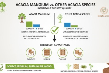 Beyond the Grain: Why Acacia Mangium is the Ultimate Choice for Sustainable Home Decor